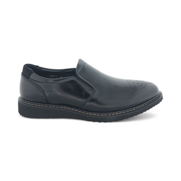 Men's Classic Formal Loafers with Elasticated Vamp Edge Y929 - Image 2