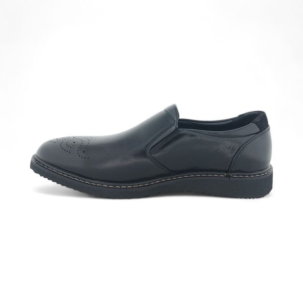 Men's Classic Formal Loafers with Elasticated Vamp Edge Y929 - Image 7