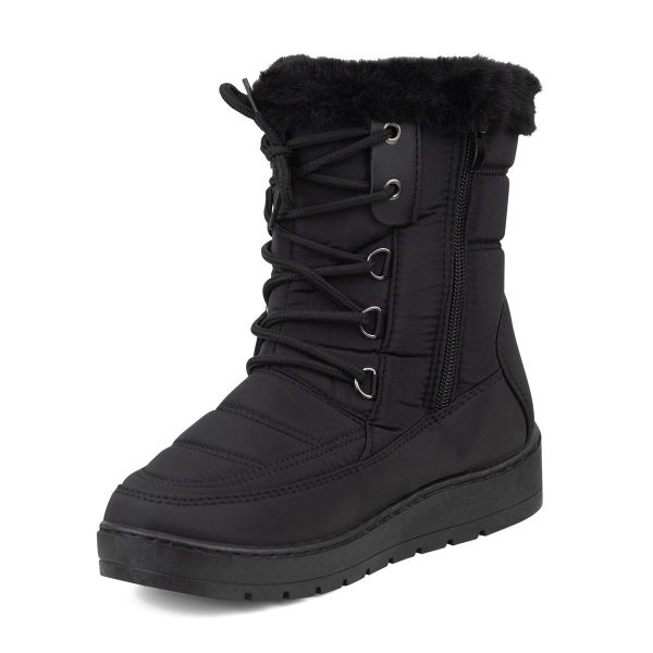 TTP - Snow Boots with Fur lining Shoe Lace and Side Zipper - YZCR230319 - Image 7