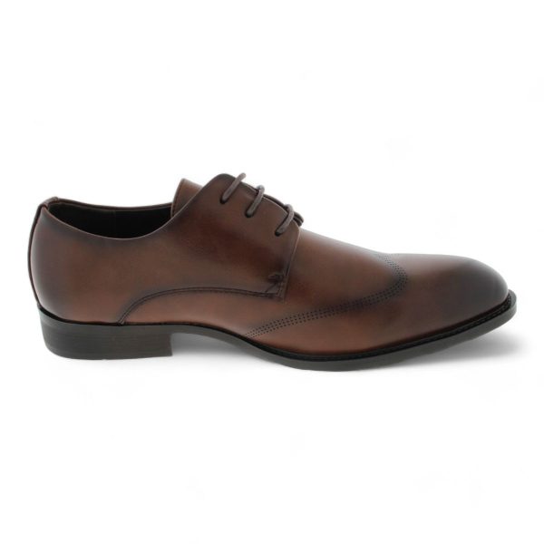 CHUN SEN Men PU Derby with Wingtip and metal decor Y851 - Image 7