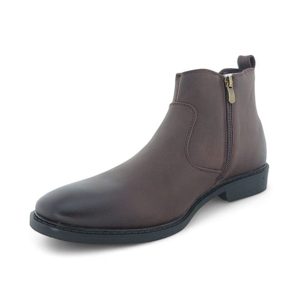 Men's Classic Ankle Boots with Elasticated Side and Side Zipper Y879 - Image 4