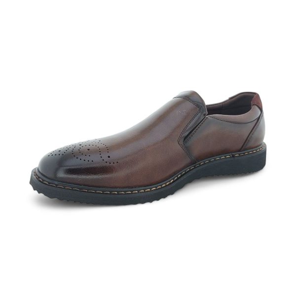 Men's Classic Formal Loafers with Elasticated Vamp Edge Y929 - Image 4