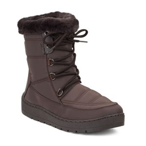 TTP - Snow Boots with Fur lining Shoe Lace and Side Zipper - YZCR230319