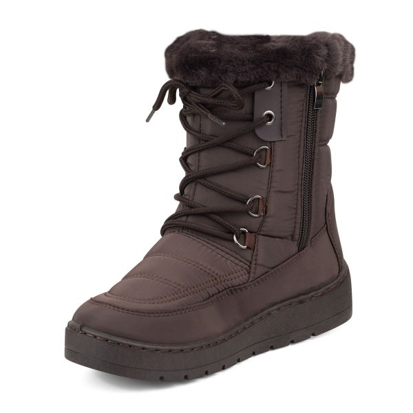 TTP - Snow Boots with Fur lining Shoe Lace and Side Zipper - YZCR230319 - Image 20