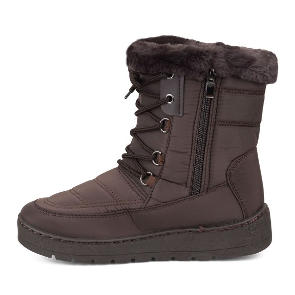 TTP - Snow Boots with Fur lining Shoe Lace and Side Zipper - YZCR230319 - Image 19