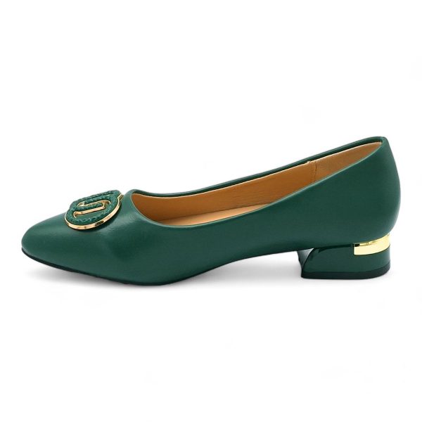 TTP Women PU Low Block Heel JSF89 - Image 14