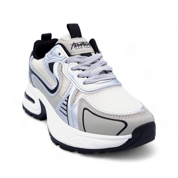 Women's Trendsetting Sneaker with PVC Platform Sole - XB24418 - Image 7