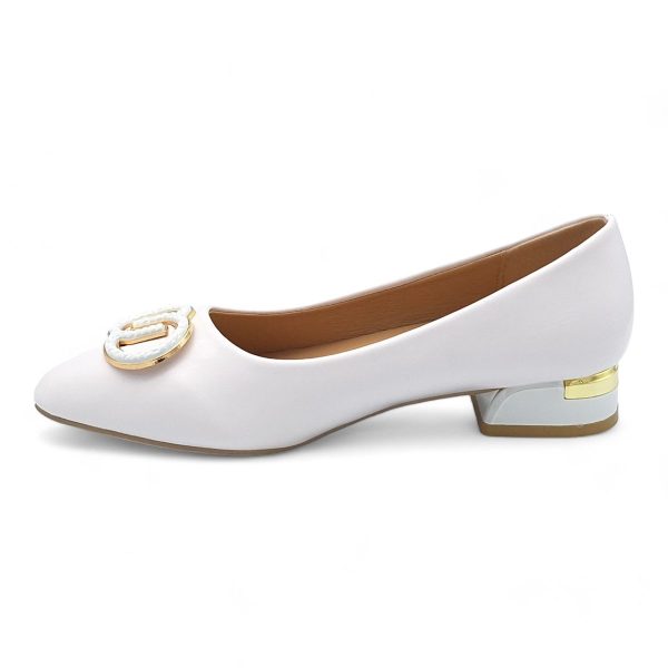 TTP Women PU Low Block Heel JSF89 - Image 8