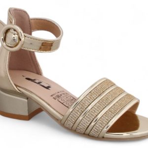 Girls Block Heel Sandals