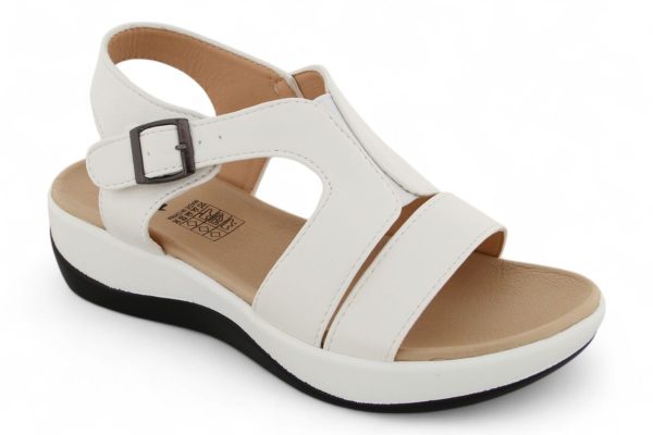 TTP Women Platform Strappy T-Bar Sandals with Buckle - HT2207 - Image 17