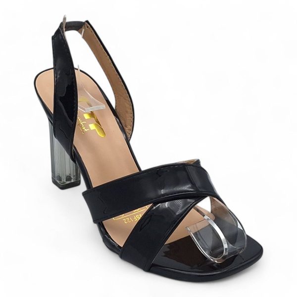 TTP Women Elasticated Slingback Block Heel Sandals JSF122 - Image 9