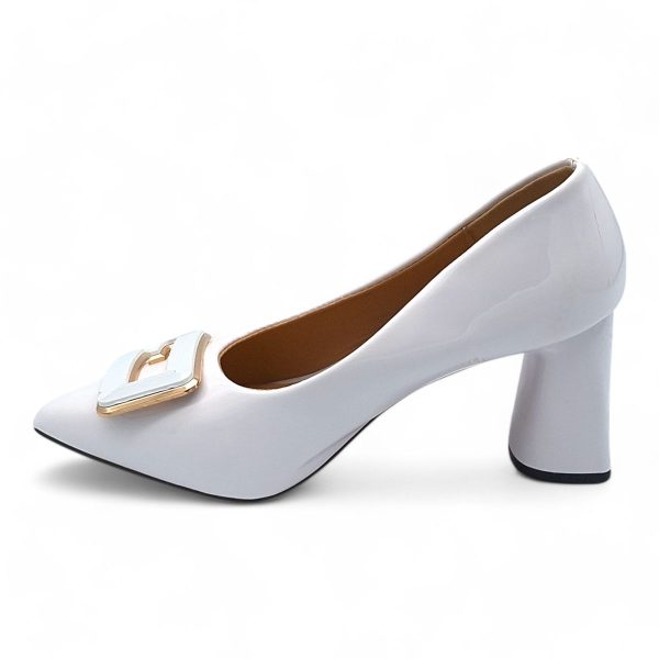 TTP Women Patent PU Block Heel Courts - JSF129 - Image 6