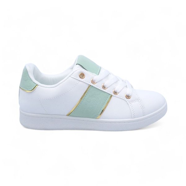 Women PU Fashion Sneakers with Square Decor XB31002 - Image 8