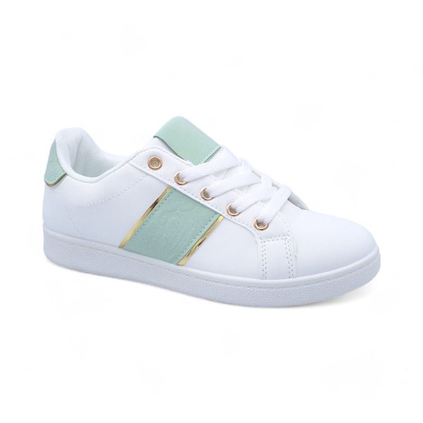 Women PU Fashion Sneakers with Square Decor XB31002 - Image 9