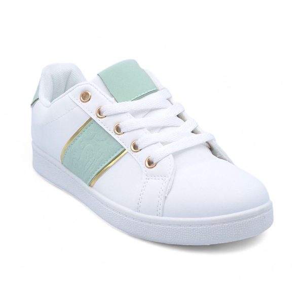 Women PU Fashion Sneakers with Square Decor XB31002 - Image 10