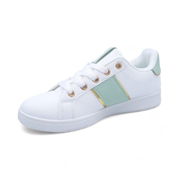 Women PU Fashion Sneakers with Square Decor XB31002 - Image 12