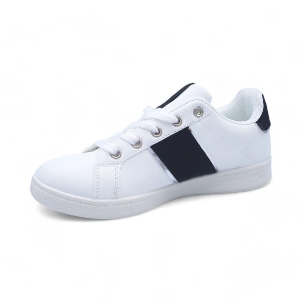 Women PU Fashion Sneakers with Square Decor XB31002 - Image 2