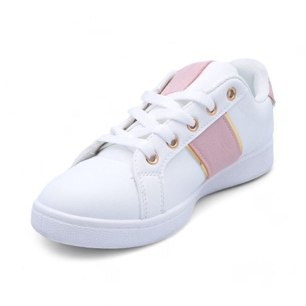 Women PU Fashion Sneakers with Square Decor XB31002 - Image 6