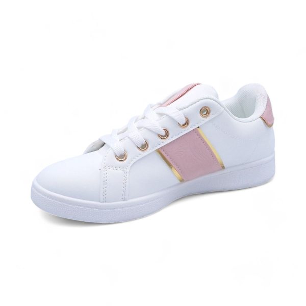 Women PU Fashion Sneakers with Square Decor XB31002 - Image 7