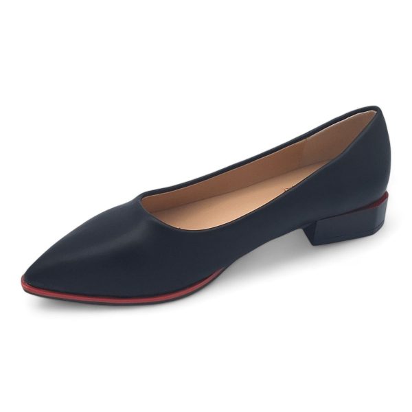 TTP - Women Pointed Toe PVC Sole Slip-on Flats JSF100 - Image 5