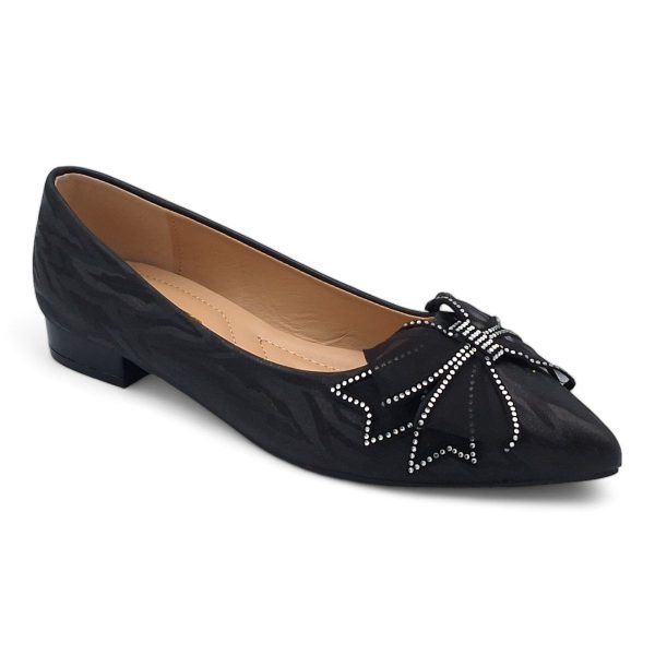 TTP Women Pointed Toe Flats With Bow Decor JSF82 - Image 3