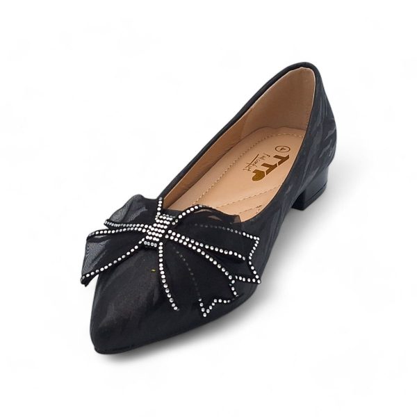 TTP Women Pointed Toe Flats With Bow Decor JSF82 - Image 5