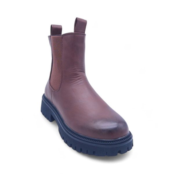 Women Round Toe PVC Platform Sole Chelsea Boots - XB240310 - Image 10