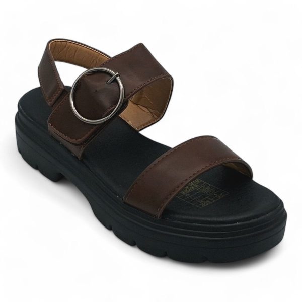 Women Platform Hook and Loop Sandals