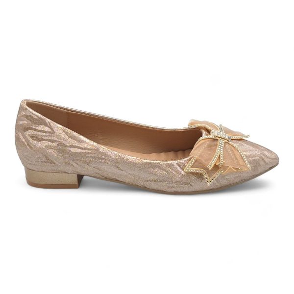 TTP Women Pointed Toe Flats With Bow Decor JSF82 - Image 7
