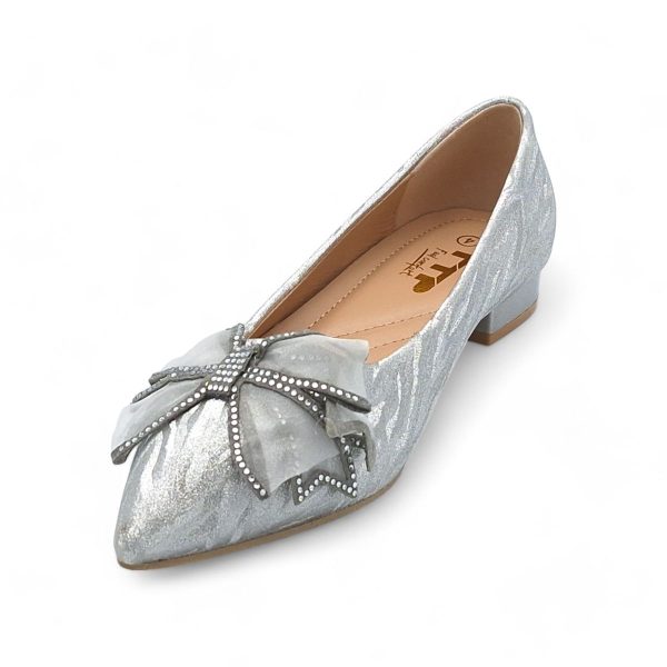 TTP Women Pointed Toe Flats With Bow Decor JSF82 - Image 15