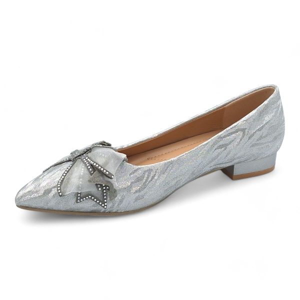 TTP Women Pointed Toe Flats With Bow Decor JSF82 - Image 16