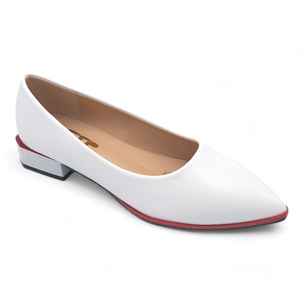 TTP - Women Pointed Toe PVC Sole Slip-on Flats JSF100 - Image 6