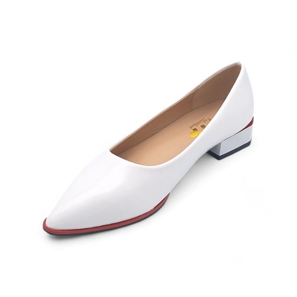 TTP - Women Pointed Toe PVC Sole Slip-on Flats JSF100 - Image 8