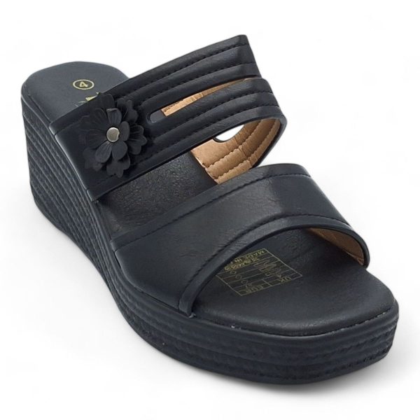 TTP Women Slip On Wedge Heel Sandals XB2399-1 - Image 11