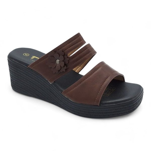 TTP Women Slip On Wedge Heel Sandals XB2399-1 - Image 7
