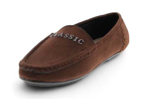 TTP Men's Suede Moccasin with Metal Classic Decor on Vamp - Image 4