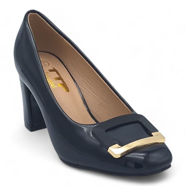 TTP Women Patent PU Block Heels JSF15-1 - Image 10