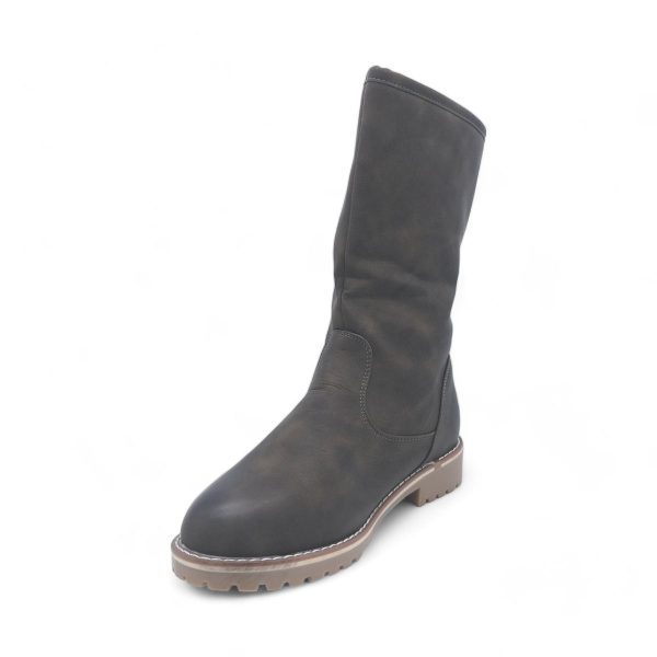 Fashion Mid-Calf Boots with Side Zipper - XB8208 - Image 5