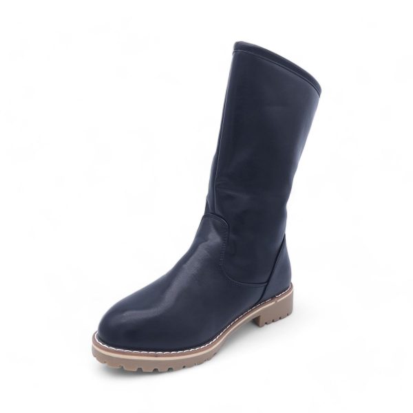 Fashion Mid-Calf Boots with Side Zipper - XB8208 - Image 10