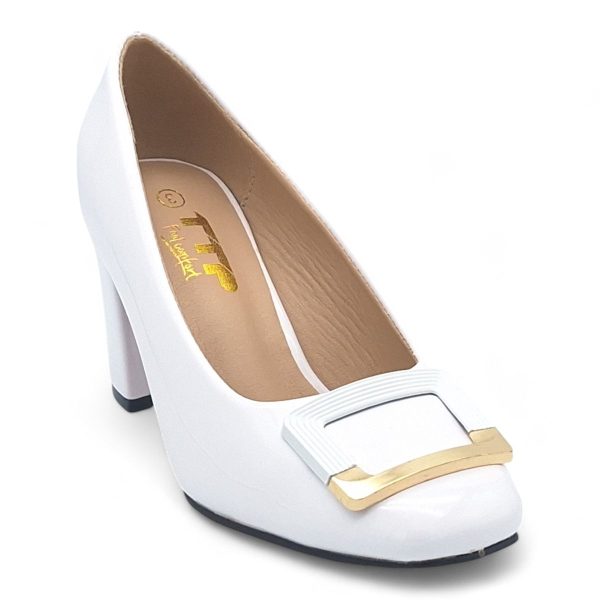TTP Women Patent PU Block Heels JSF15-1 - Image 16