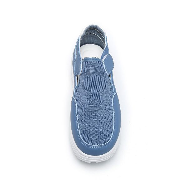 Fashion Platform Sneaker with Hook and Loop XB3905 - Image 18