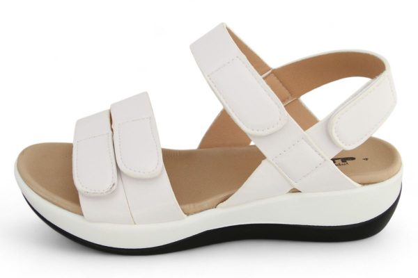 TTP Ladies Platform Sandals with Velcro Strap - Image 34