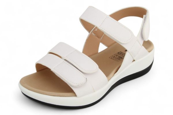 TTP Ladies Platform Sandals with Velcro Strap - Image 32