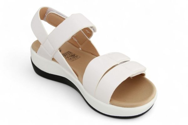 TTP Ladies Platform Sandals with Velcro Strap - Image 31