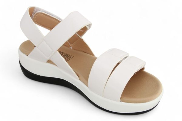 TTP Ladies Platform Sandals with Velcro Strap - Image 30