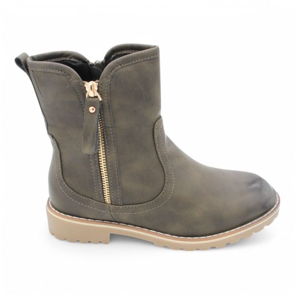 TTP Fashion Lady's Dual Side Zipper Ankle Boots B501 - Image 9