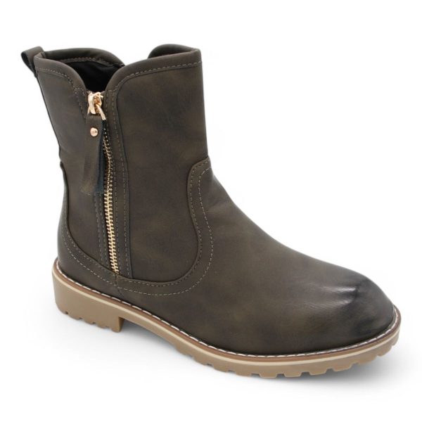 TTP Fashion Lady's Dual Side Zipper Ankle Boots B501 - Image 8