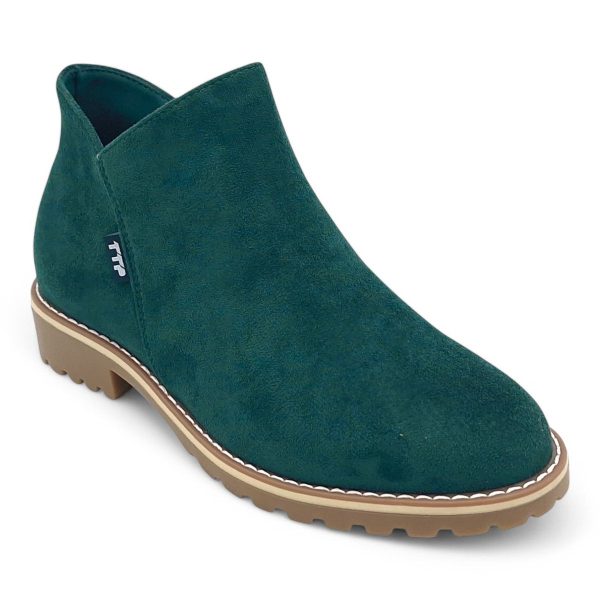 TTP Women Round Toe Ankle Boots with Side Zipper HT241008 - Image 28