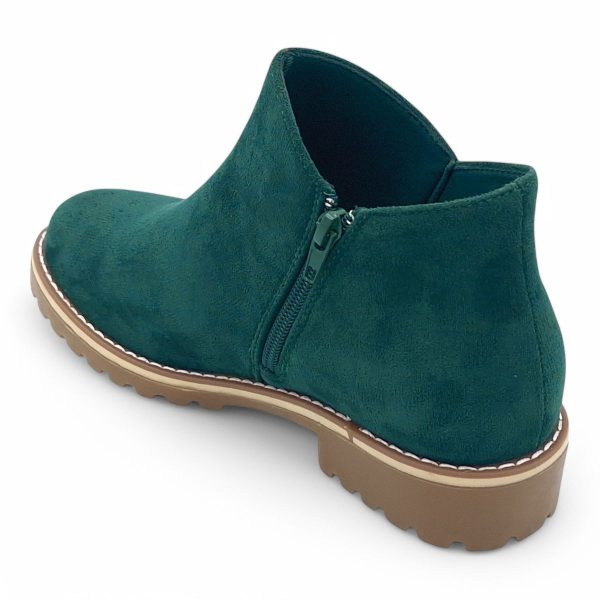 TTP Women Round Toe Ankle Boots with Side Zipper HT241008 - Image 25