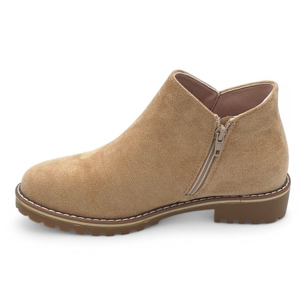 TTP Women Round Toe Ankle Boots with Side Zipper HT241008 - Image 21